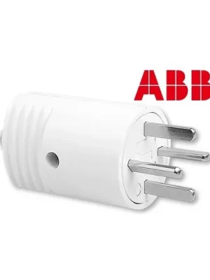 ABB 5538N-C01704 B Vidlice s plochými kontakty, s přímým vývodem bílá Aktuální
