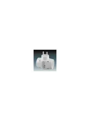 ABB 5323-23 S Adaptor trojnásobný rozbočovací šedá Autentický