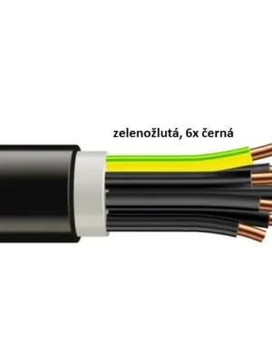 Akce Kabel CYKY-J 7x2,5 mm2