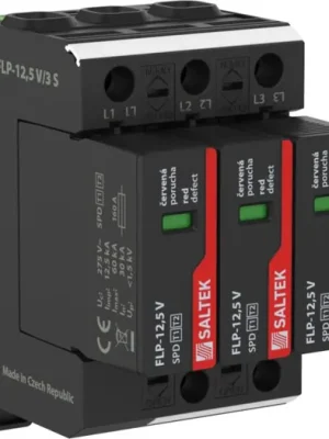 Svodič FLP-12,5 V/3 S SPD typ T1+T2 SALTEK Nová Kolekce