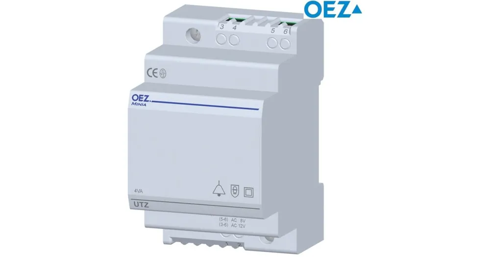 Zvonkový transformátor UTZ-4-A 230V AC 6/ 8/ 12 V AC 35688 OEZ Expresní Doručení