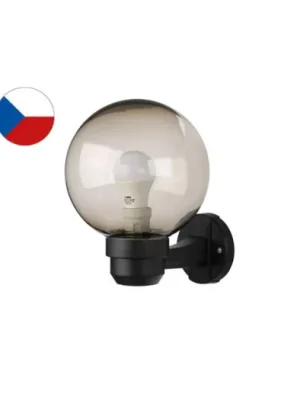 Svítidlo zahradní nástěnné PARK N ZOK-N-20/C 60W IP33, černá - kouřová koule PANLUX Nízká Cena