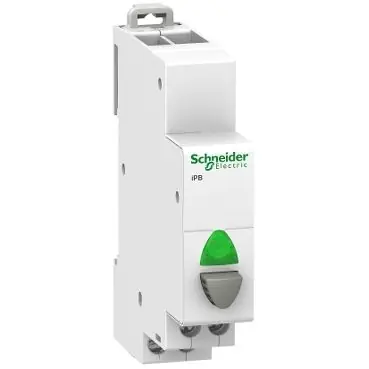 Značkový SCHNEIDER Tlačítko IBP A9E18036 1zap.20A 250V zel.