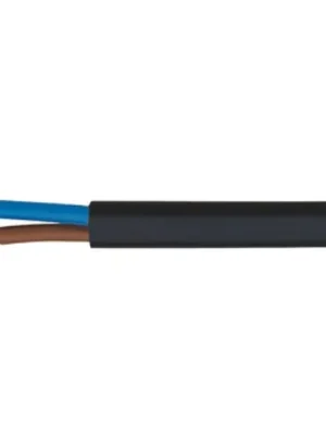 Kabel H03VVH2-F 2x0,5 mm2 (CYLY-O) plochý, černá Sleva