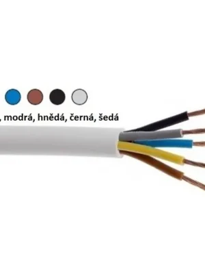 Nakupujte Hned Kabel H05VV-F 5G0,75 mm2 (CYSY) bílá