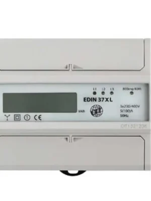 Elektroměr EDIN 37XL - X/5A, třífázový, 1-tarifní s LCD displejem, IP20 SEZ Expresní Doručení
