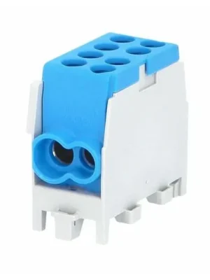 Cenově Výhodný Svorkovnice rozbočovací HLAK 25-1/2 M2 1006512 1pól 100A IP20 Al/Cu modrá, na DIN /2080137