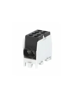 Svorkovnice rozbočovací HLAK 25-1/2 M2 1006515 1pól 100A IP20 Al/Cu černá, na DIN /2080140 Vrácení Zdarma