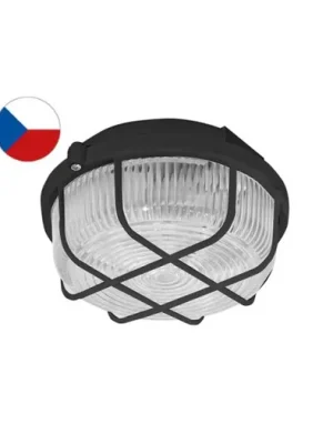 Svítidlo stropní a nástěnné KRUH SKP-100/C 100W IP44 černá PANLUX Dokud Zásoby Vydrží