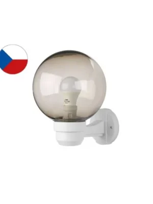 Svítidlo zahradní nástěnné PARK N ZOK-N-20/B 60W IP33, bílá - kouřová koule PANLUX Akce