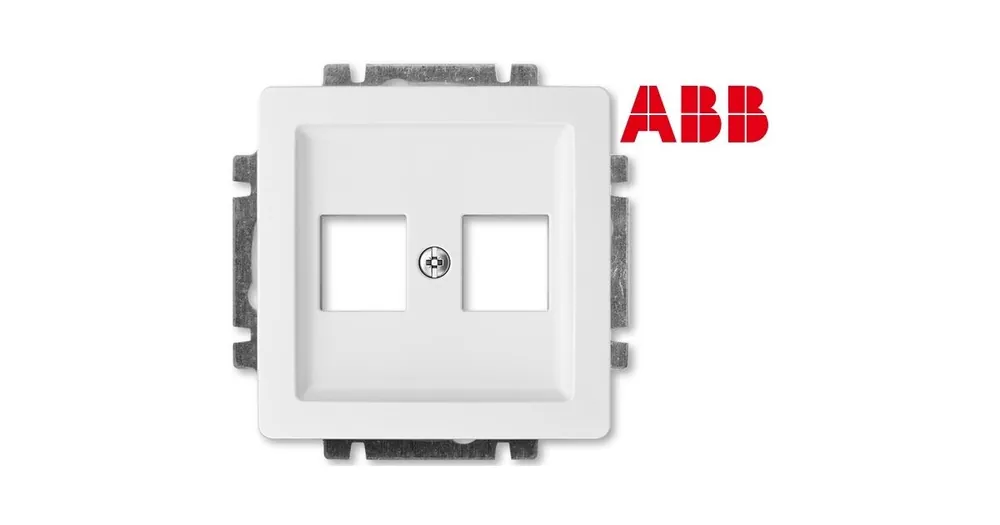 ABB 5014G-A02018 B1 Kryt zásuvky komunikační Swing®, Swing®L jasně bílá Speciální Cena