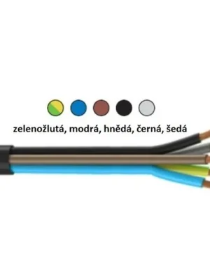 Jen Po Omezenou Doba Kabel gumový H07RN-F 5G6 mm2 (CGTG)