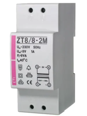 Zvonkový transformátor ETI ZT8/8-2M 002411010 Odeslání Ihned