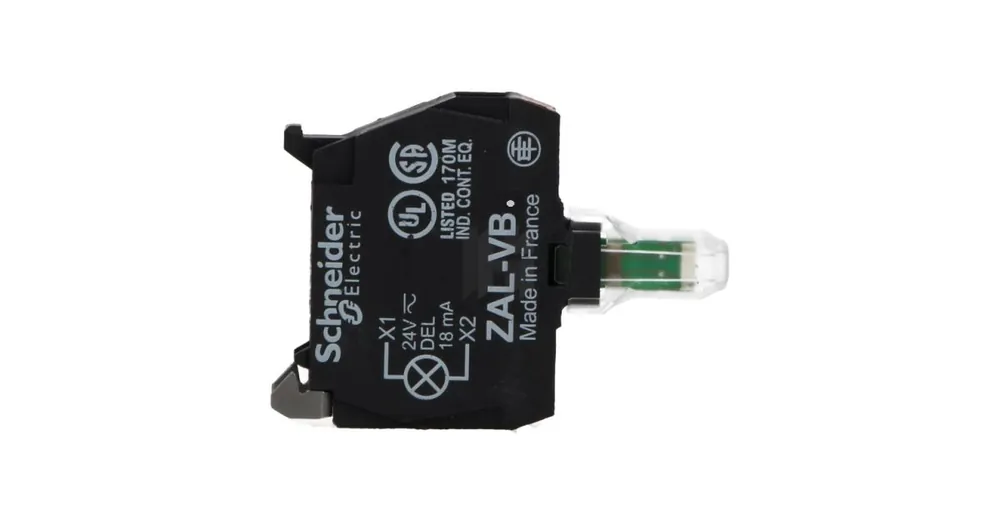 Objímka LED ZALVB1 24V bílá SCHNEIDER Originální
