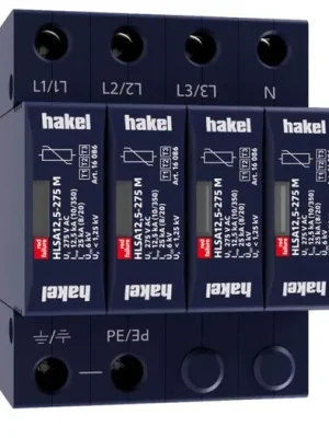 Svodič přepětí HLSA12,5-275/4+0 M SPD typ 1+2+3 HAKEL Top Prodej