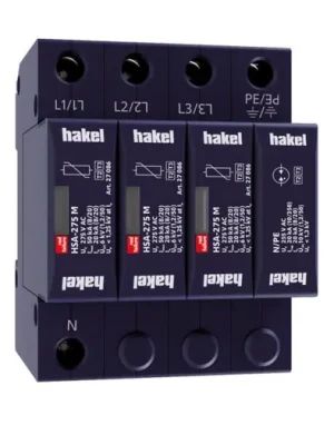 Ověřený Svodič přepětí HSA-275/3+1 M SPD typ 2+3 HAKEL