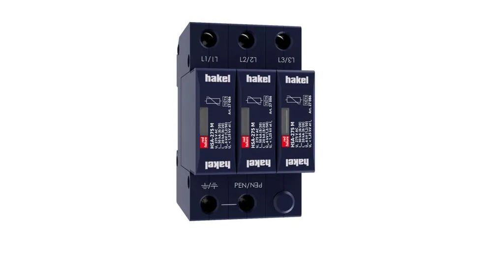 Svodič přepětí HSA-275/3+0 M SPD typ 2+3 HAKEL Časově Omezené