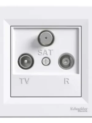 Nízká Cena EPH3500121 Zásuvka TV-R-SAT koncová bílá Asfora SCHNEIDER