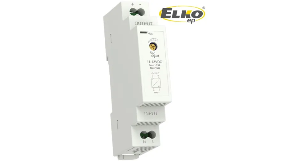Omezená Nabídka Napájecí zdroj PS1M-15/12V spínaný stabilizovaný ELKO