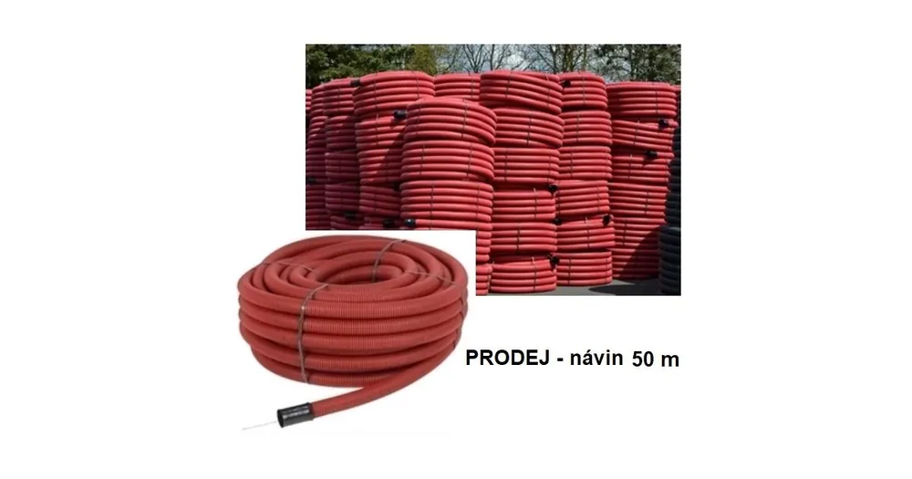 Cenový Hit Trubka dvouplášťová 125/105 ohebná KORUFLEX chránička 50m