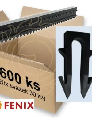 Cenově Výhodný Příchytka kabelů pro hůl černá (20x svazek po 30ks) FENIX