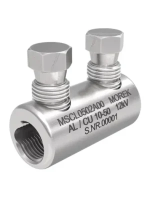 Spojka kabelová MSCL50 Al/Cu 10-50mm² 2x trhací Al šroub do 12kV MOREK Cenová Bomba
