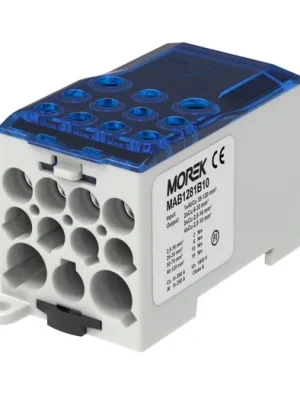 Výhodná Nabídka Distribuční blok OJL 280A vstup 1xAl/Cu120mm2 výstup 2x35/5x16/4x10mm2 modrá