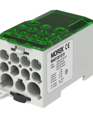 Distribuční blok OJL 280A vstup 1xAl/Cu120mm2 výstup 2x35/5x16/4x10mm2 zelená Nová Kolekce