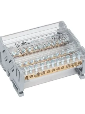 Distribuční blok MOBLOCK MAB 125A-11 (4pól) 2x35+2x25+7x6mm2 Levný