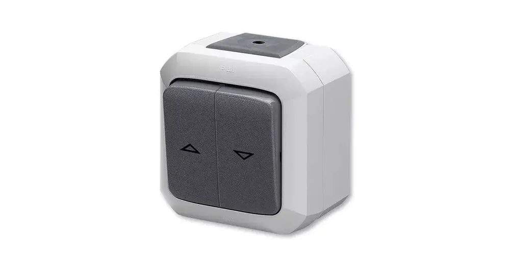 ABB VARIANT+ venkovní vypínač žaluziový IP54 ř. 1/0+1/0, 3558N-C88510 S šedá Speciální Cena