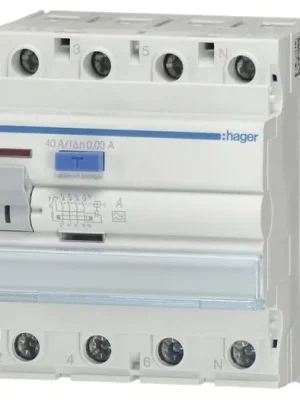Výprodej Proudový chránič CDA640D 4pól A 40/0,03 10kA HAGER