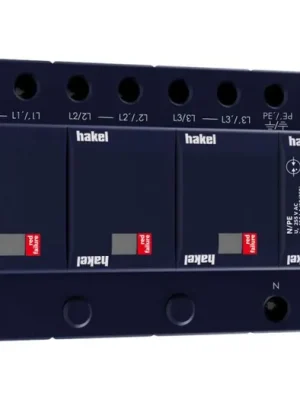 Značkový Svodič přepětí HLSA25-275/3+1 SPD typ 1+2+3 HAKEL