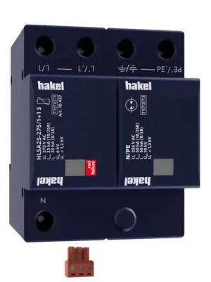 Svodič přepětí HLSA25-275/1+1 S SPD typ 1+2+3 HAKEL Nejprodávanější