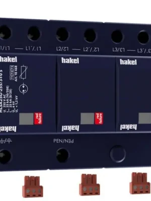 Svodič přepětí HLSA25G-255/3+0 S SPD typ 1+2+3 HAKEL Nejlepší Cena