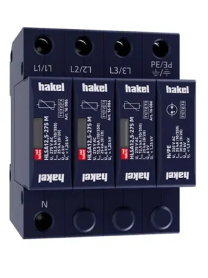 Výprodej Svodič přepětí HLSA12,5-275/3+1 M SPD typ 1+2+3 HAKEL