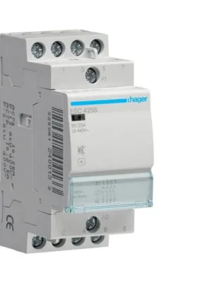 Stykač ESC425S snížená hlučnost 25A 4S 230V AC HAGER Aktuální