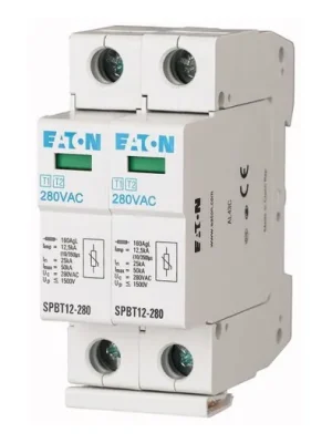 Svodič přepětí SPBT12-280/2 typ T1+T2 (B+C) 2pól EATON Sleva