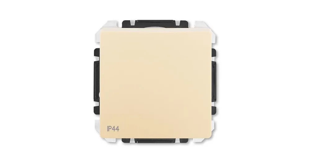 ABB 3557G-A80940 C1 Ovládač zapínací (tlačítko) s krytem č.1/0 IP44 Swing®L krémová Speciální Cena