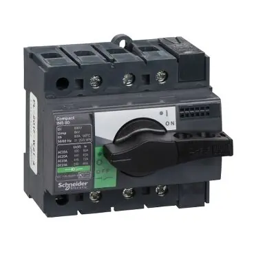 Vysoce Kvalitní SCHNEIDER Odpínač INS-80A 3P (28904)