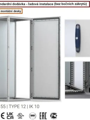 Koupit Online Skříň stojící ocelová kombinovatelná 2200x800x800 IP55 MCS22088PER5 ELDON
