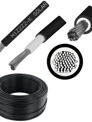 Autentický Solar kabel H1Z2Z2-K 6 SW 6mm2 černá