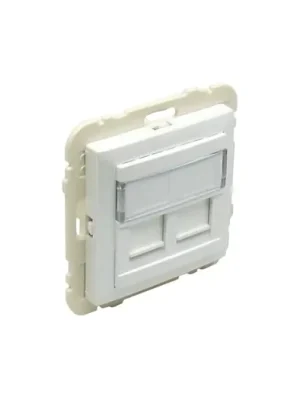Kryt dvojité datové zásuvky (pro RJ45 konektory) 90442 SGE - ledová Kup Teď
