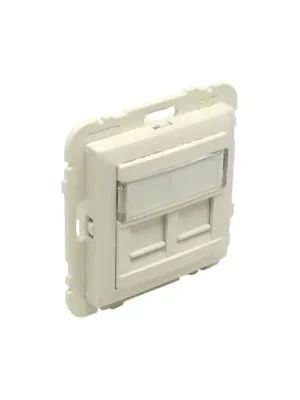 Kryt dvojité datové zásuvky (pro RJ45 konektory) 90442 SMF - slonová kost Přímo Od Výrobce