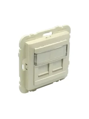 Kryt dvojité datové zásuvky (pro RJ45 konektory) 90442 SPE - perleťová Hit Sezóny