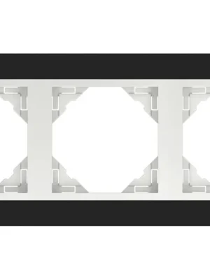 Oblíbený Trojnásobný rámeček CRYSTAL 90930 TEG - sklo černá/ ledová LOGUS90