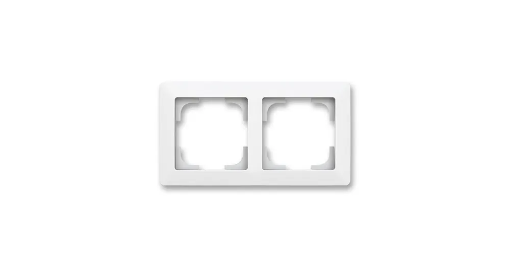 ABB Zoni 3901T-A00020 240 Rámeček dvojnásobný, vodorovná i svislá montáž, matná bílá Nízká Cena