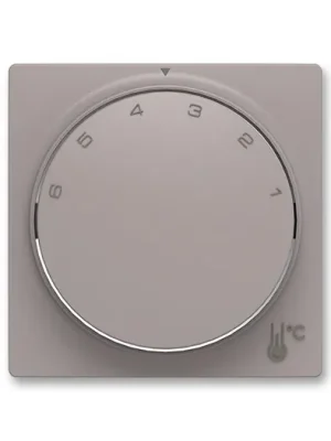 ABB Zoni 3292T-A00300 244 Kryt termostatu prostorového s otočným ovládáním, upevňovací matice, greige Akční Cena