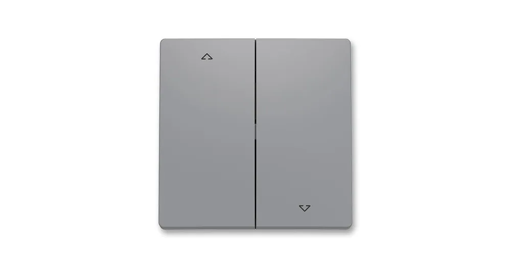ABB Zoni 3559T-A00662 241 Kryt spínače žaluziového dělený, potisk, šedá Značkový