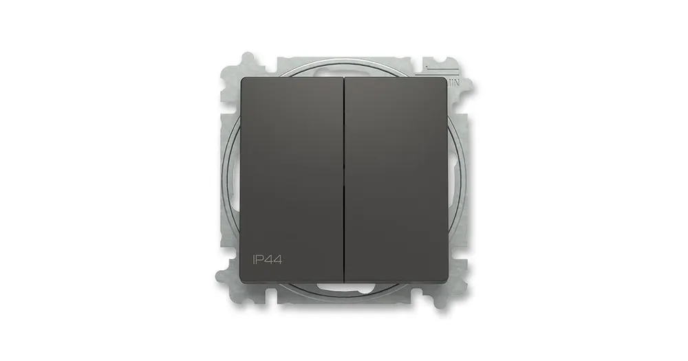 ABB Zoni 3559T-A05940 237 Přepínač sériový ř.5 s krytem IP44, matná černá Akce
