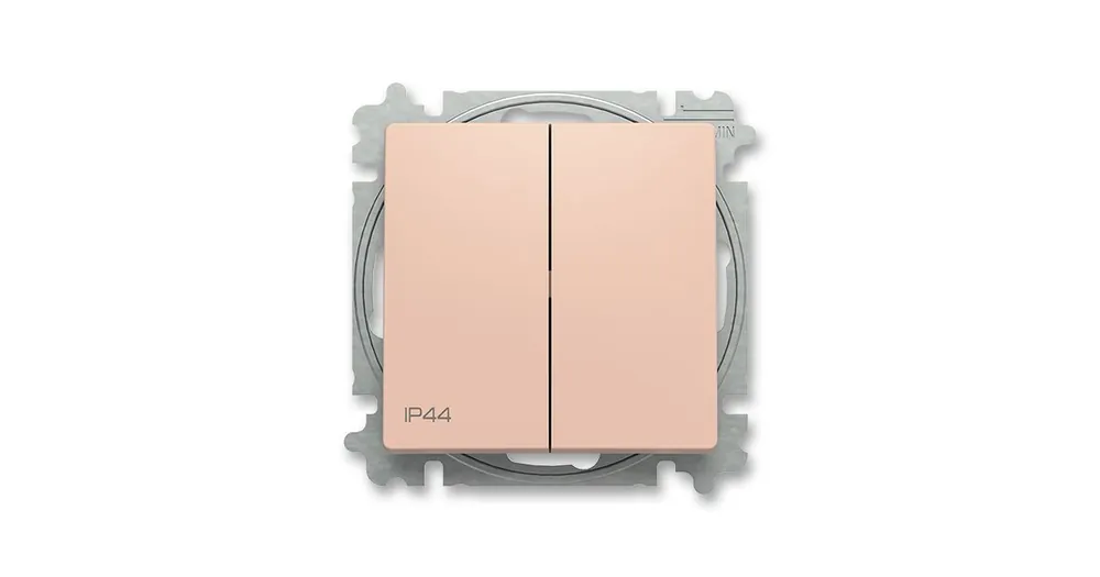 ABB Zoni 3559T-A05940 242 Přepínač sériový ř.5 s krytem IP44, pudrová Super Cena
